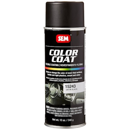 Sem Paints Color Coat, Satin Black 15243